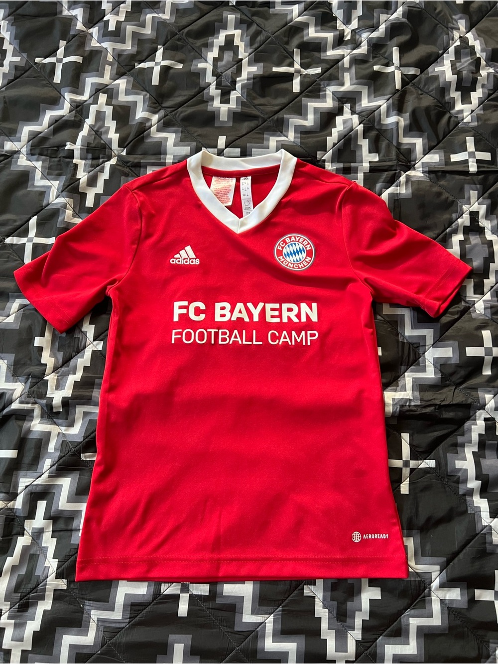 Adidas FC Bayern Munich Football Camp youth training jersey